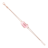 Red Mouth Bracelet Large Size by Netali Nissim