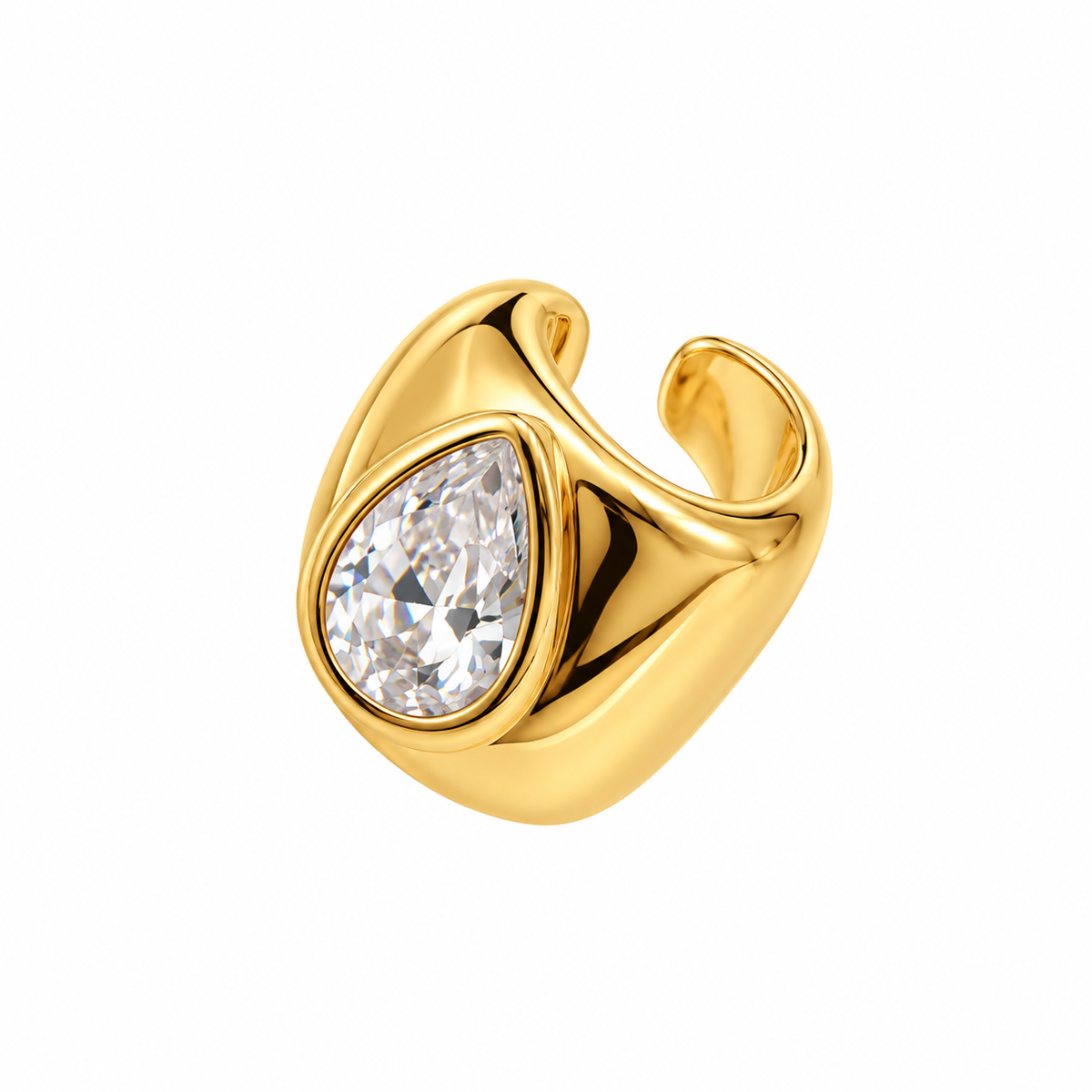 Orecchino Ear Cuff Diamond Drop