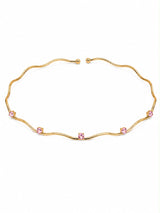 Collana Rigida Onde di Luce