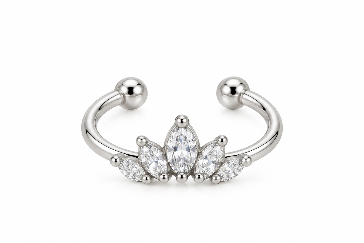 Orecchino Ear Cuff Lotus