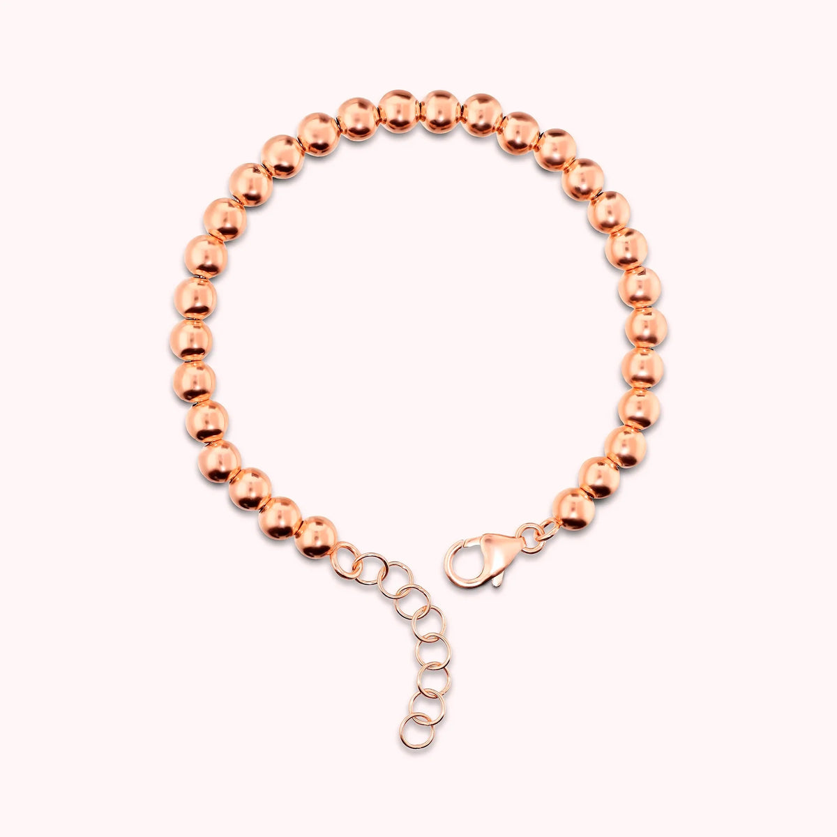 Bracciale a Palline 6 mm – Oro Giallo, Oro Bianco o Oro Rosa - L DI LINDA
