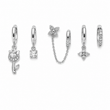 SET di 6 orecchini tulipano
