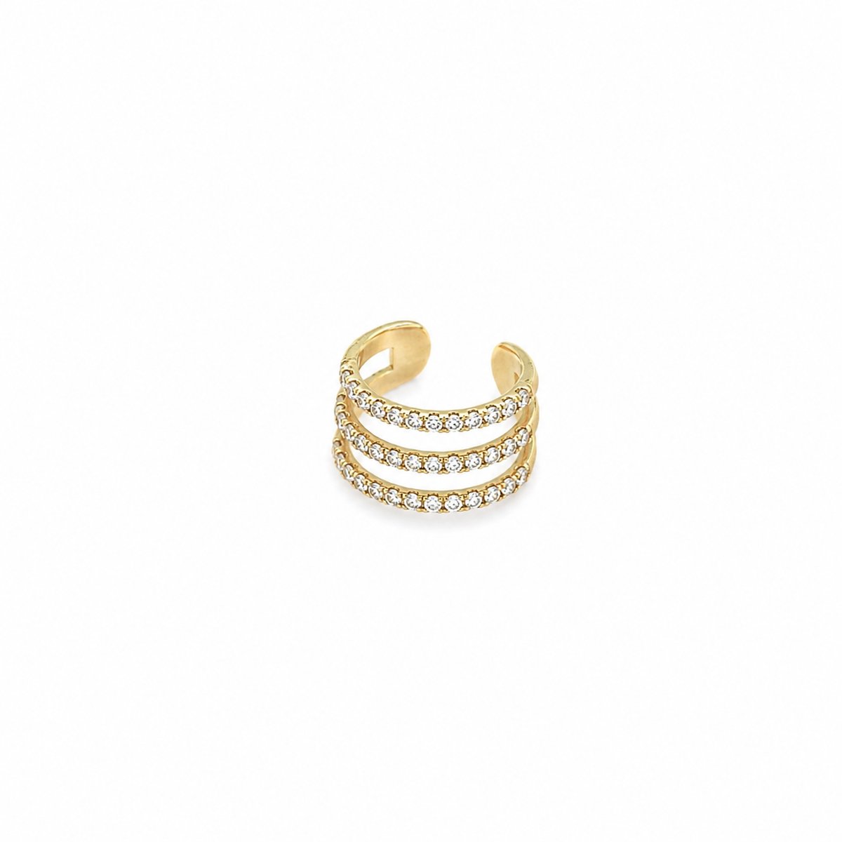 Orecchino Ear Cuff 3 file zirconate