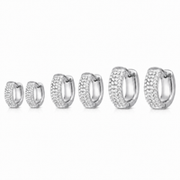 Set 6 Orecchini Pavé