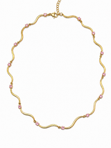 Collana onde colorata