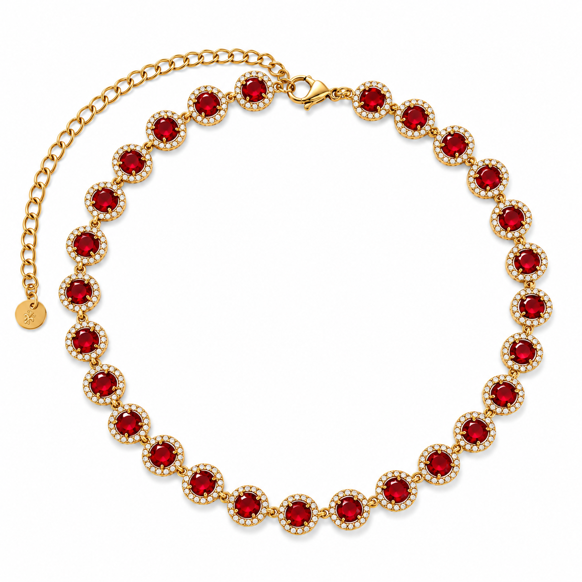 Collana Aura Swarovski Colorata