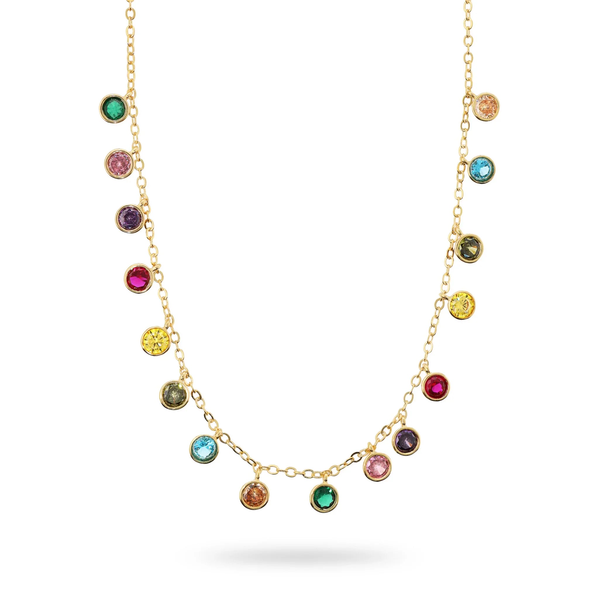 Collana con ciondoli pendenti colorati - L DI LINDA