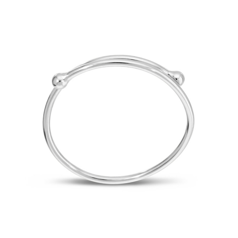 Anello Fedina Regolabile in Argento 925