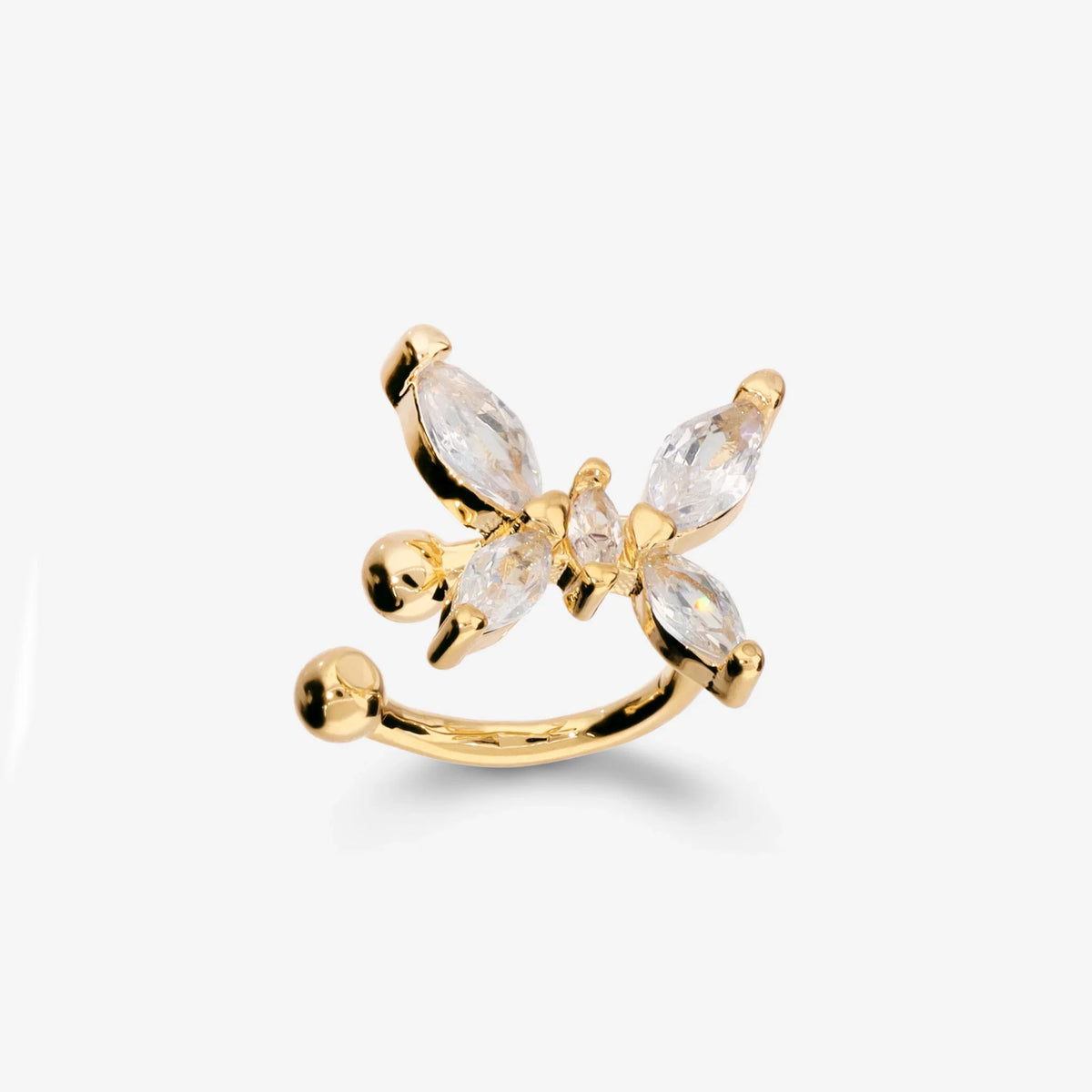 Orecchino Ear Cuff Farfallina - L DI LINDA