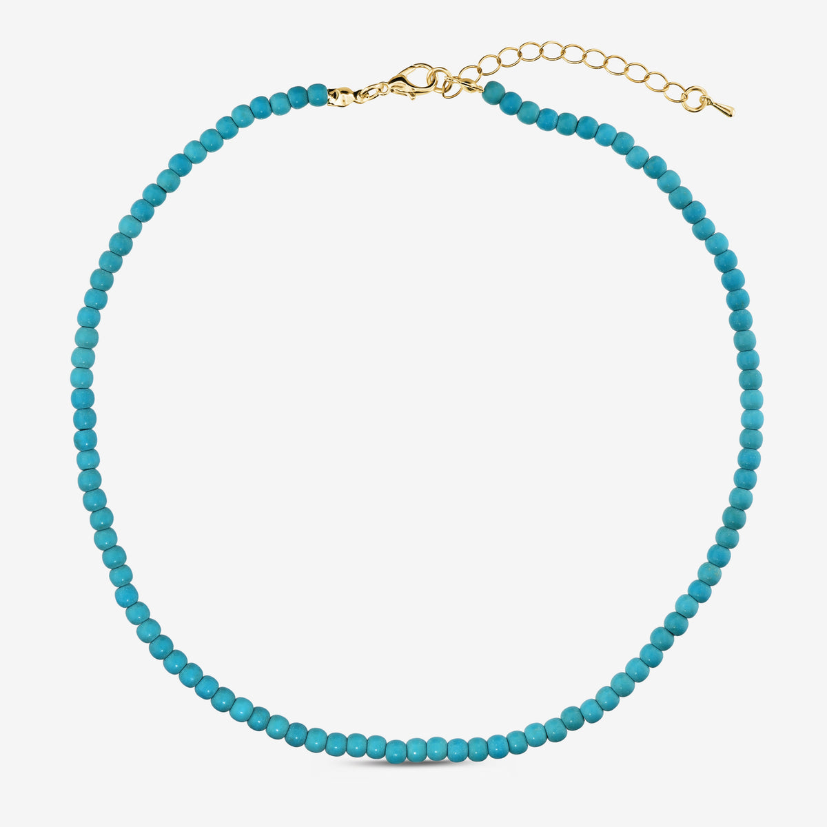Collana con Pietre Azzurro Turchese - L DI LINDA
