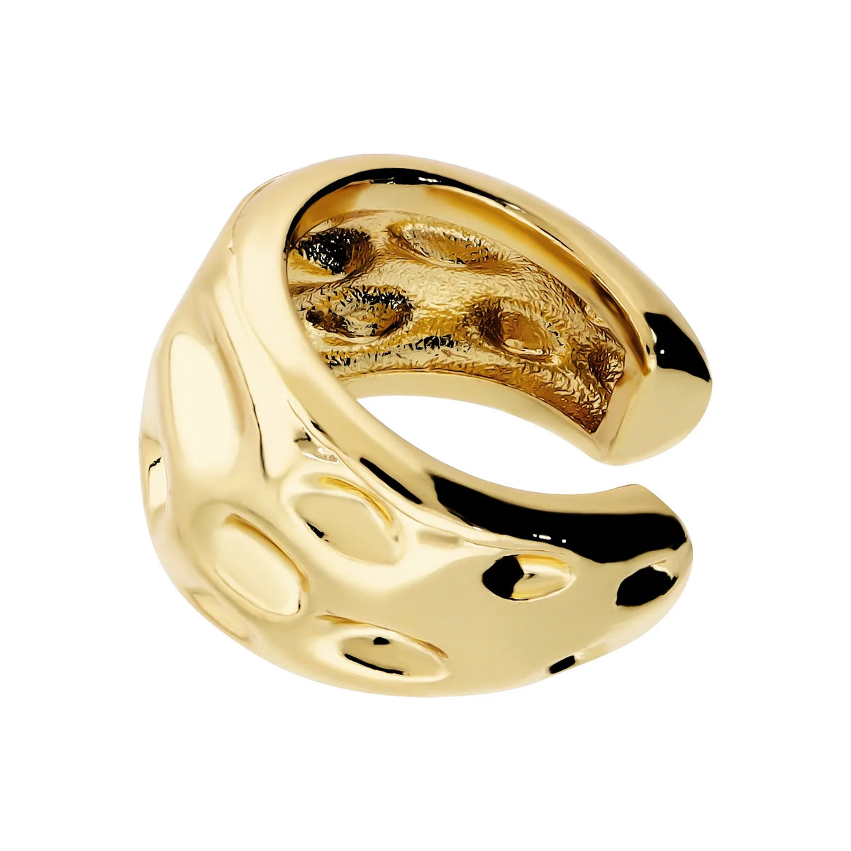 Orecchino Ear Cuff Martellato Bold - L DI LINDA