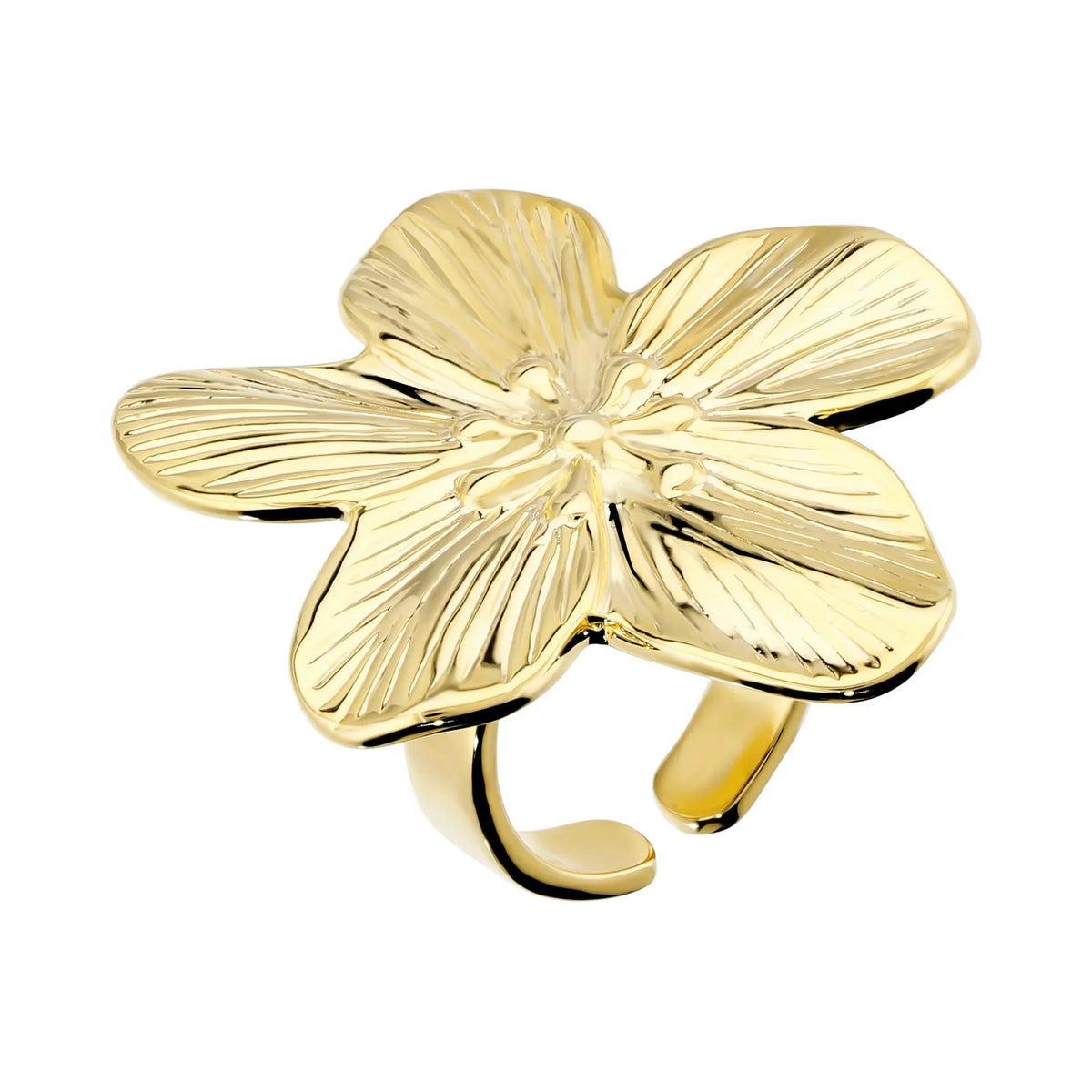 Anello Fiore Grande Regolabile - L DI LINDA