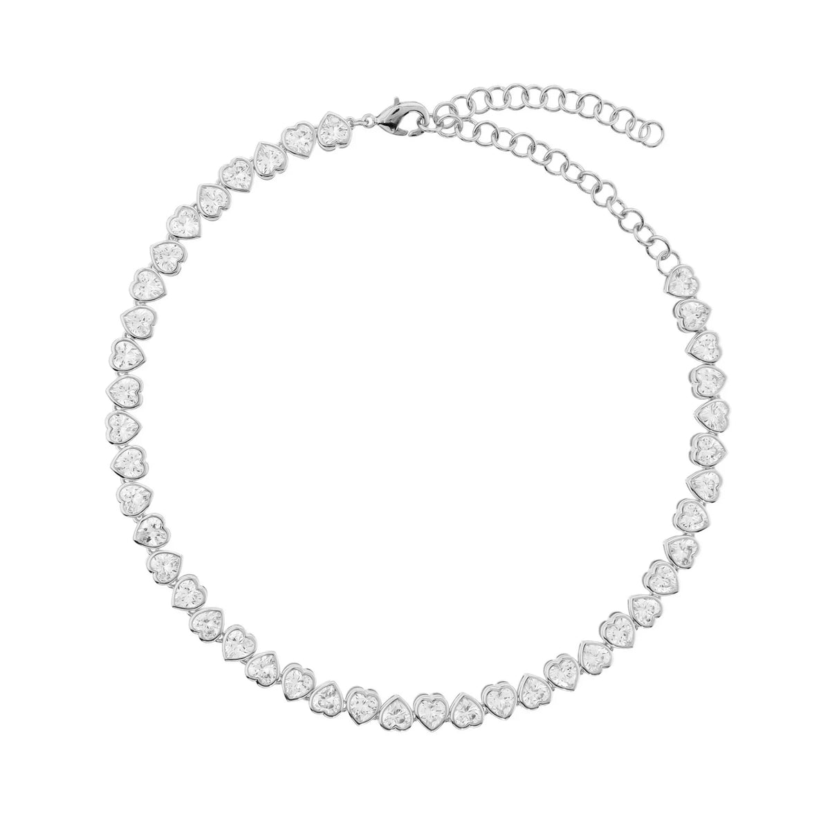 Collana Chocker Cuori di Luce Bianchi o Rosa - L DI LINDA