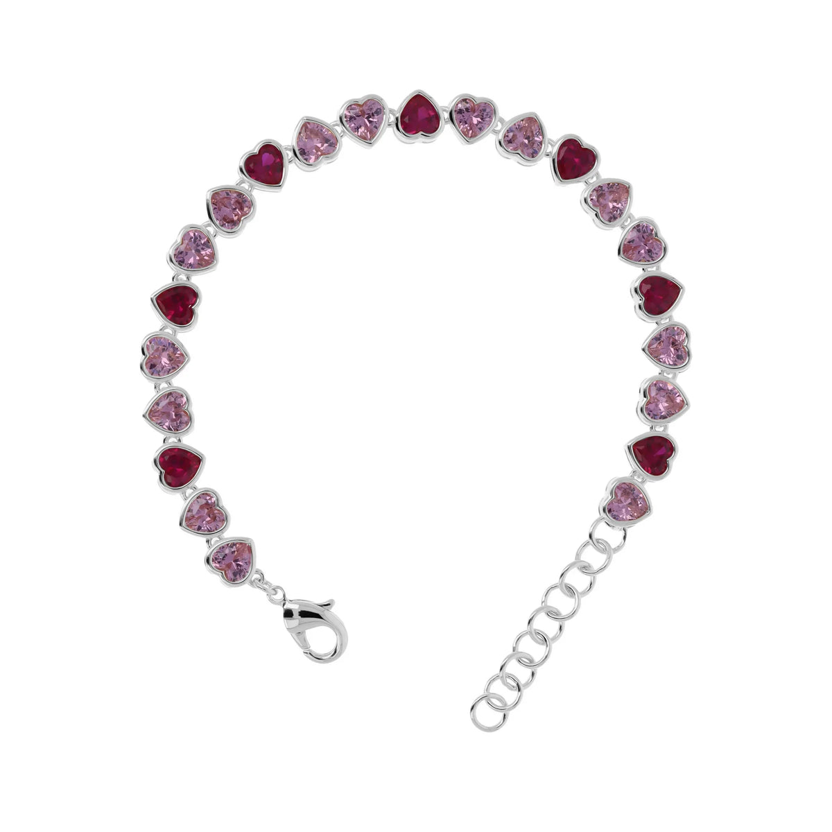 Bracciale Cuori di Luce Bianchi o Rosa - L DI LINDA