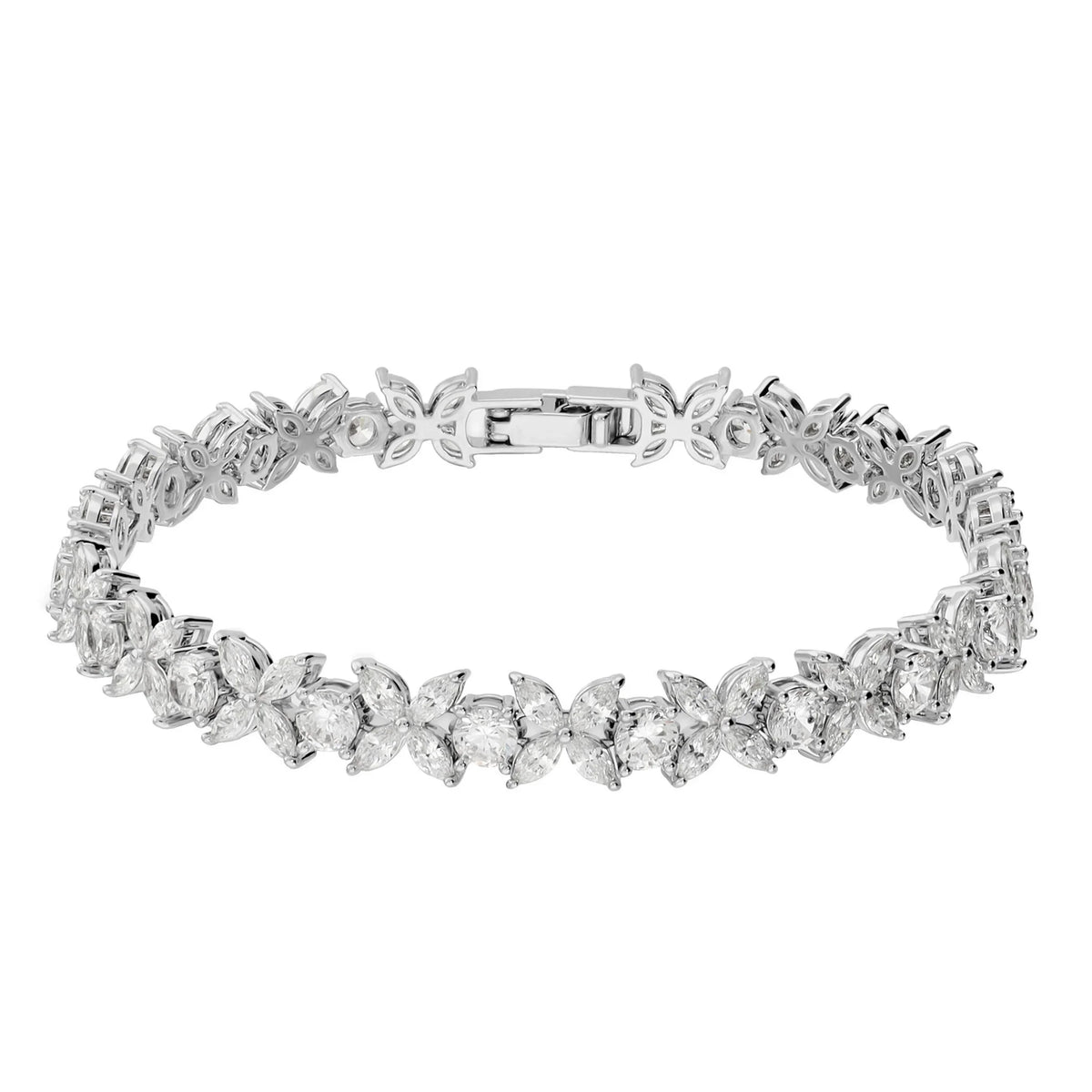 Bracciale Tennis Fiore di Luce - L DI LINDA