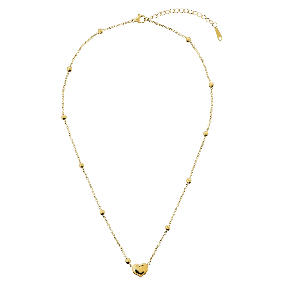 Collana Pendente Cuore Dorato - L DI LINDA