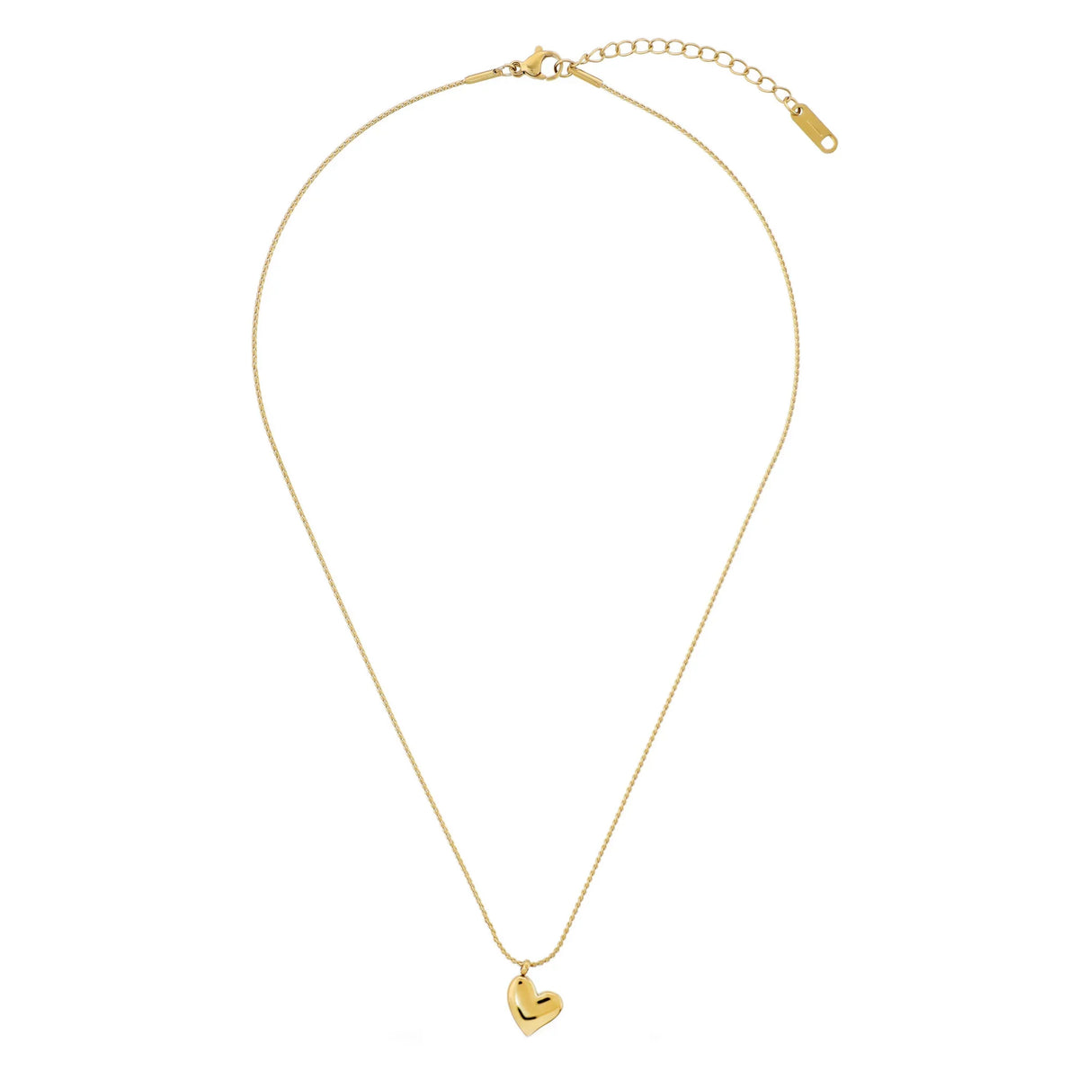 Collana Cuore Essenziale Dorata - L DI LINDA