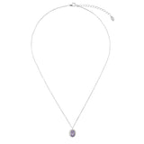 Collana “Kate” – Pietra Centrale con Contorno di Zirconi