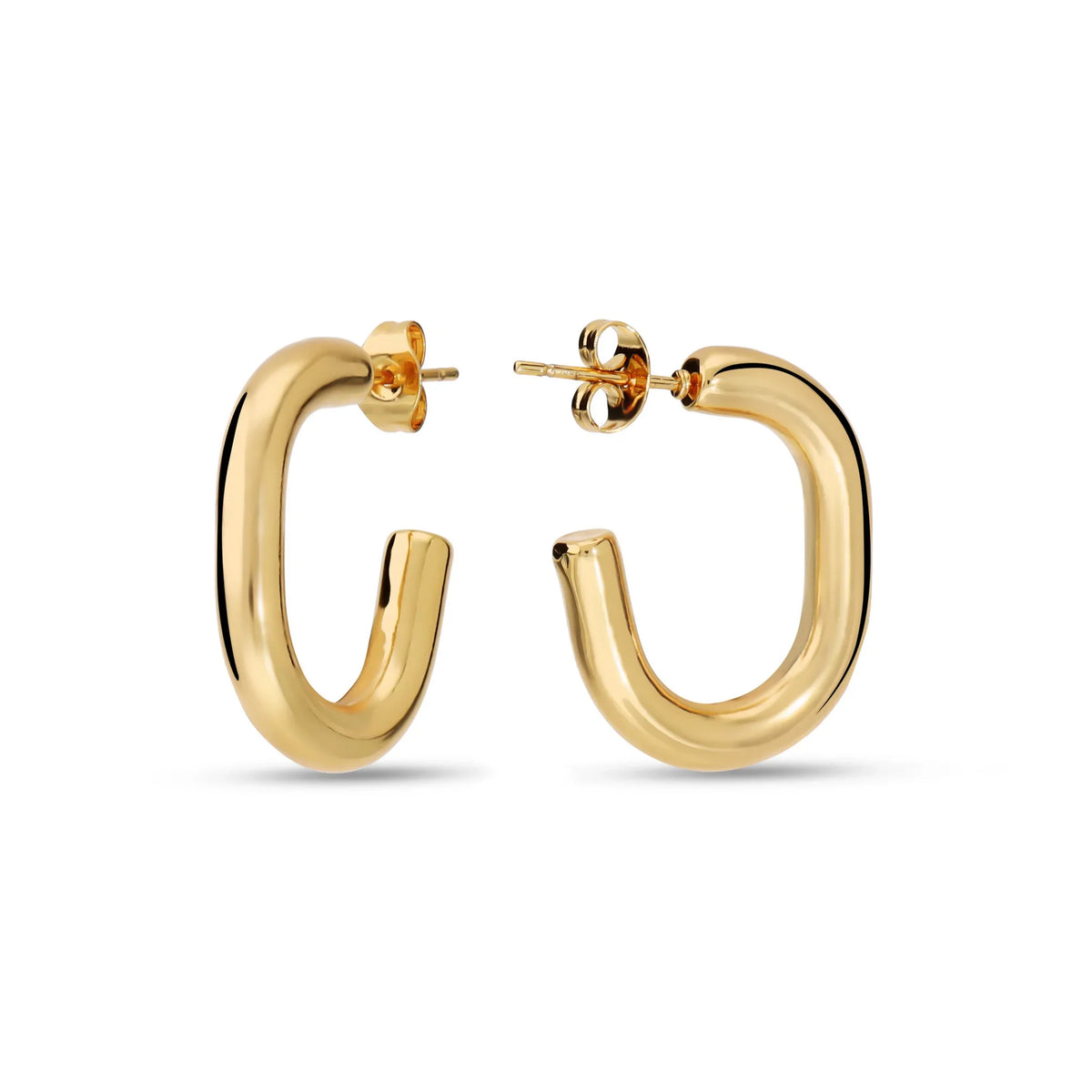 Orecchini Curve Dorate - L DI LINDA
