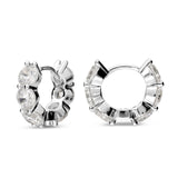 Orecchini cerchietti  “Doppia Luce” – Zirconi Maxi