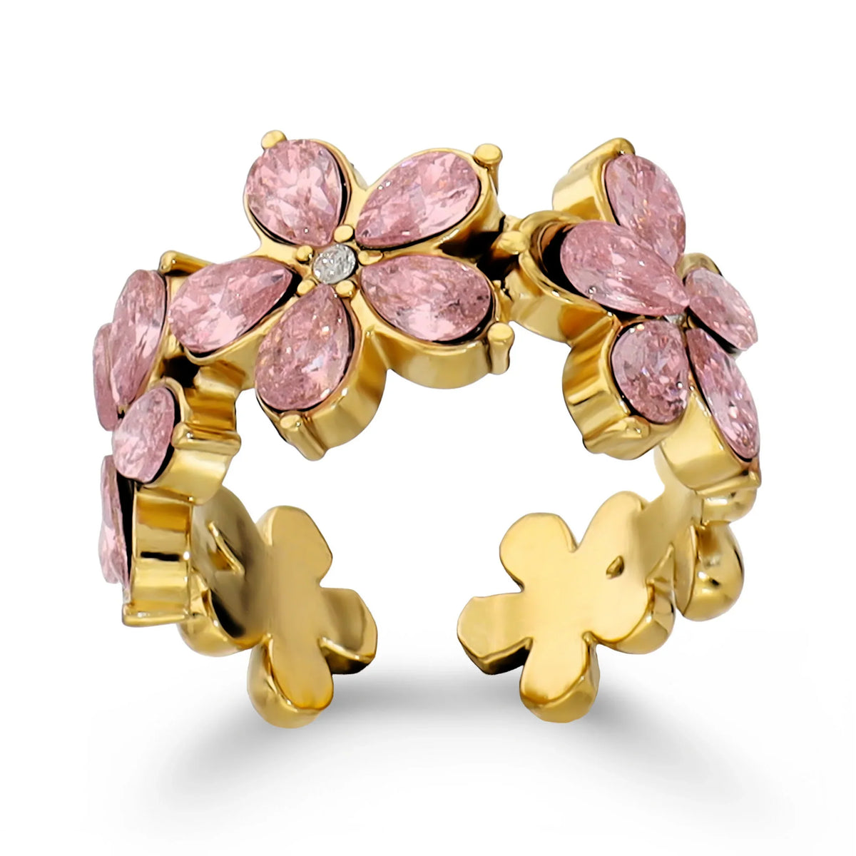 Orecchino Ear cuff fiori colorati - L DI LINDA