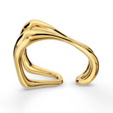 Orecchino Ear Cuff Double Square