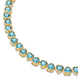 Collana Choker Cuori Colorati