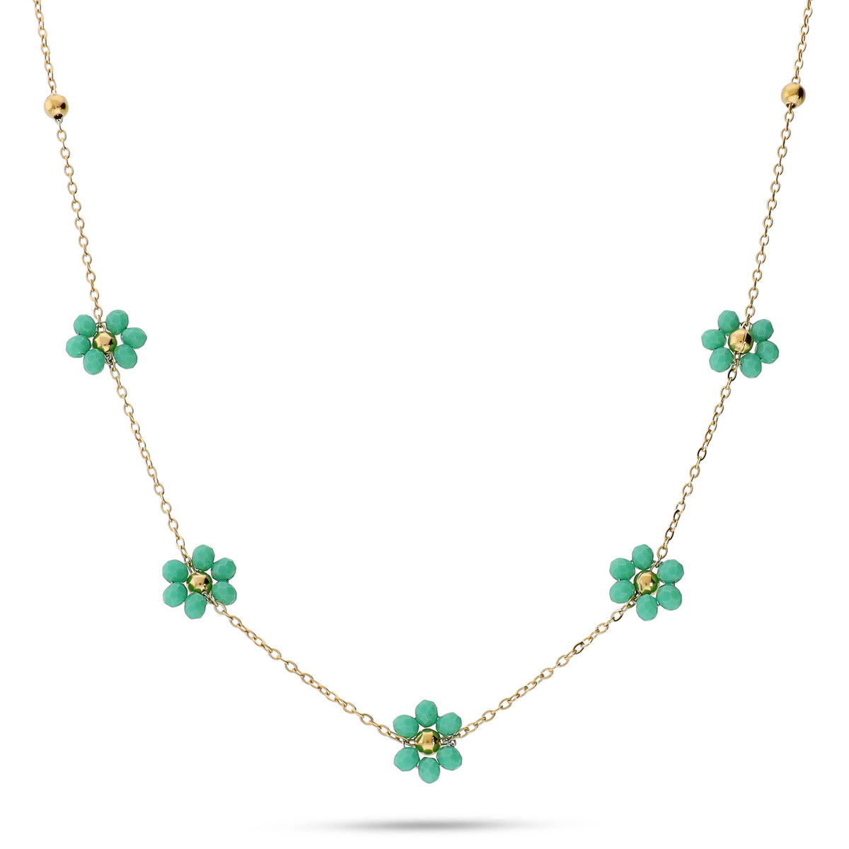 Collana fiori colorati