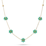 Collana fiori colorati