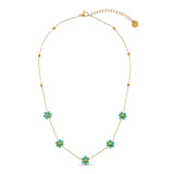 Collana fiori colorati