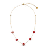 Collana fiori colorati