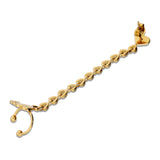 Orecchino + ear cuff Heart Chain