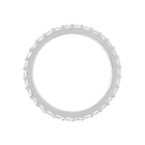 White Zircon Tennis Ring