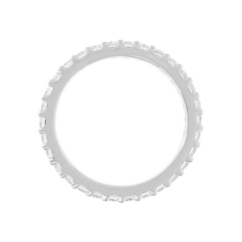 White Zircon Tennis Ring