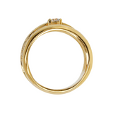 Trio Ring with Precious Zirconia