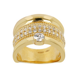 Trio Ring with Precious Zirconia