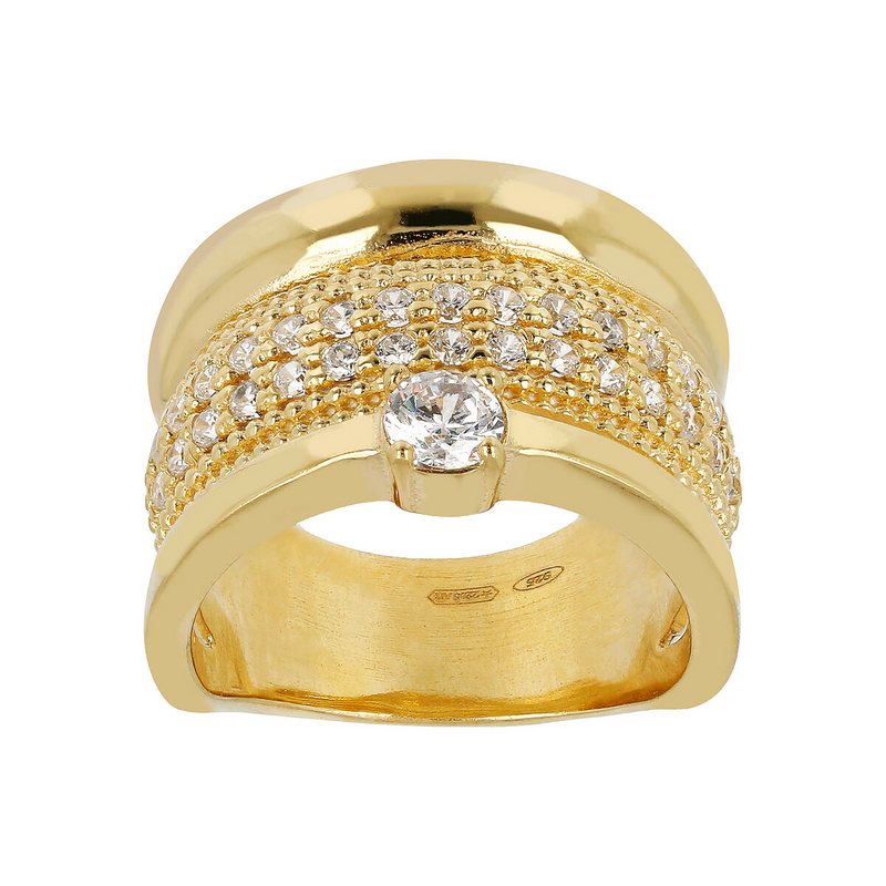 Trio Ring with Precious Zirconia