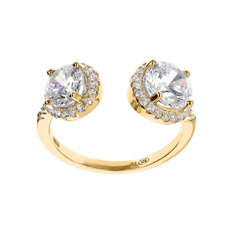 Double Stone Ring