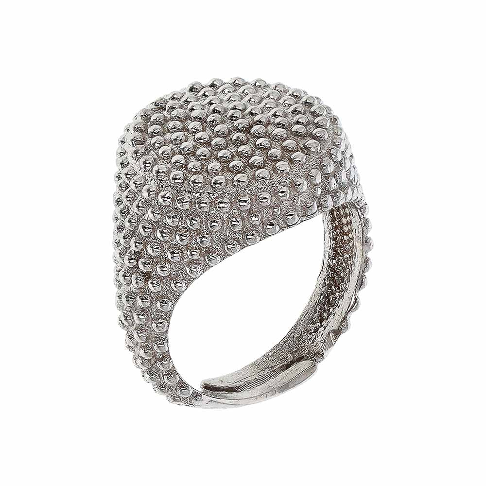 Anello Chevalier da Mignolo Tondo Puntinato