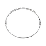Bracelet with name in precious zirconia
