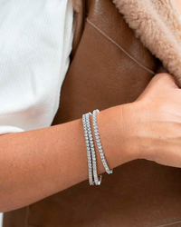 Bracciale Tennis in Zirconi Bianchi