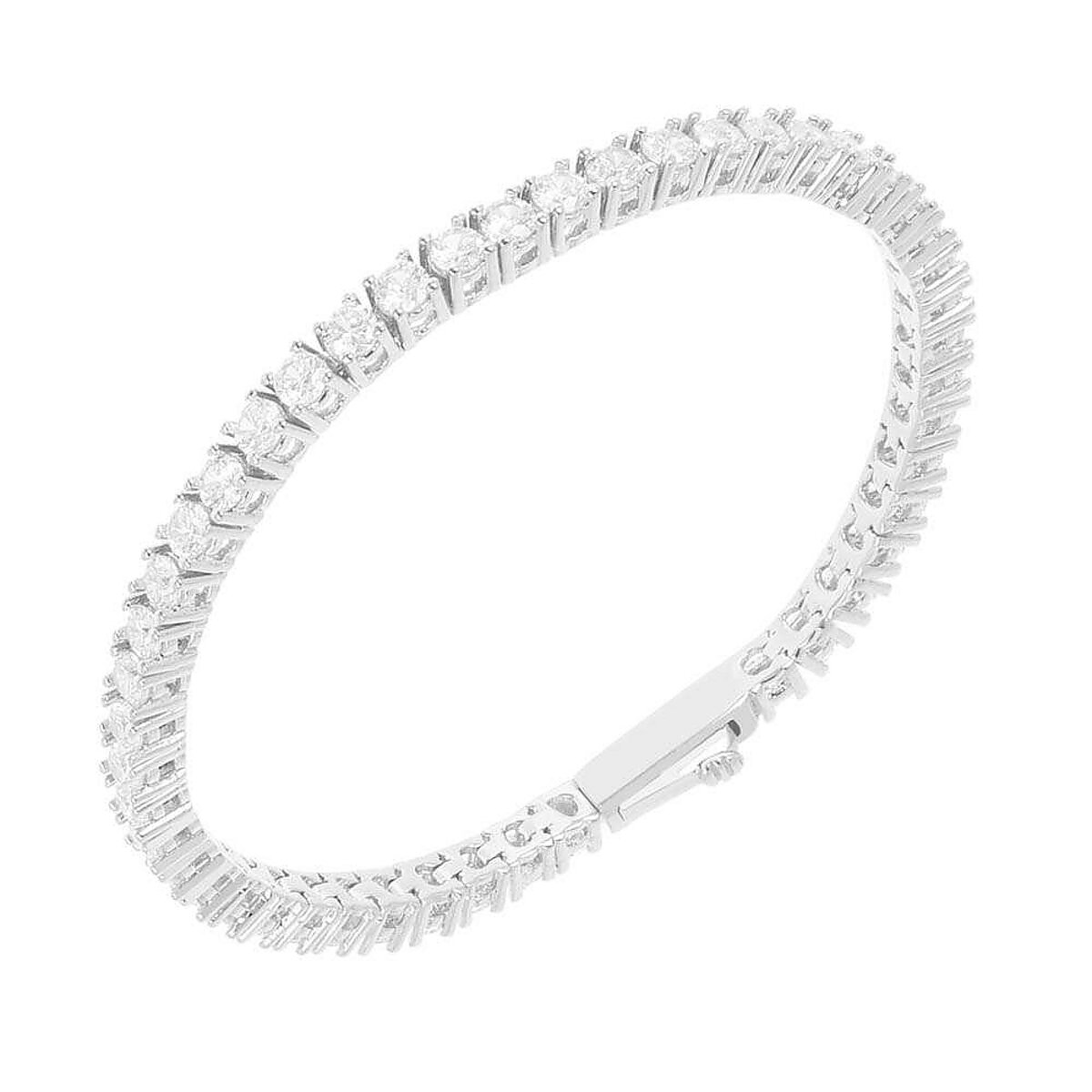 Bracciale Tennis in Zirconi con BASE IN ARGENTO 925 - L DI LINDA