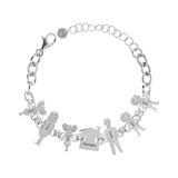 Bracciale Famiglia con bambini personalizzati