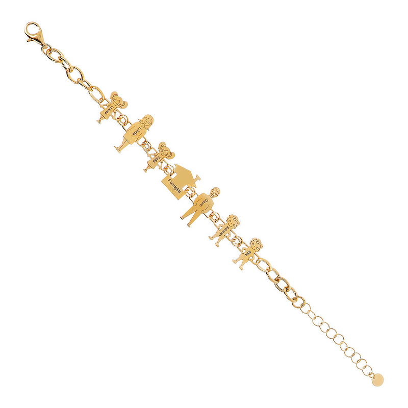 Bracciale Famiglia con bambini personalizzati