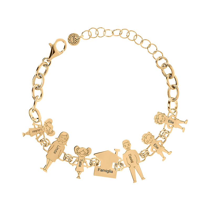 Bracciale Famiglia con bambini personalizzati