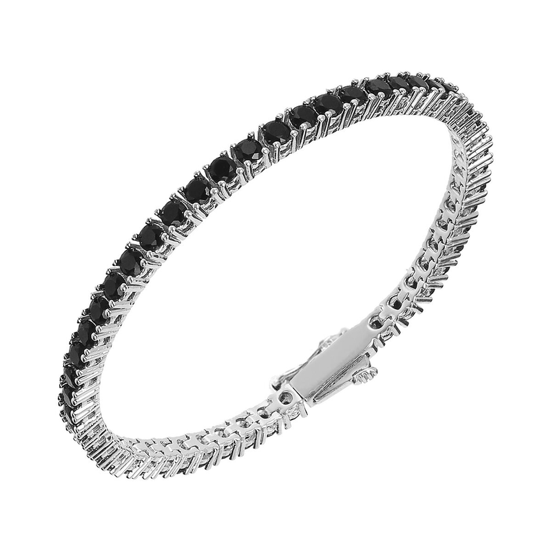 Tennis Bracelet with Colored Zircons