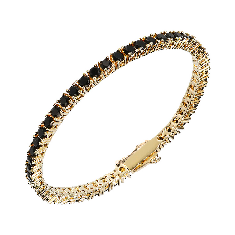 Tennis Bracelet with Colored Zircons