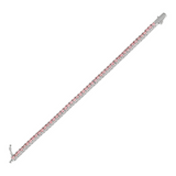 Pink Tennis Bracelet