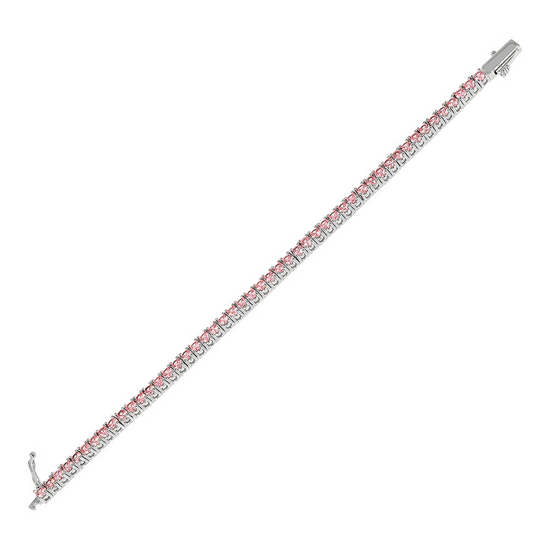 Pink Tennis Bracelet