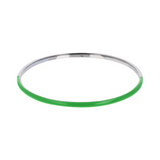 Gold &amp; Colored Enamel Bangle Bracelet